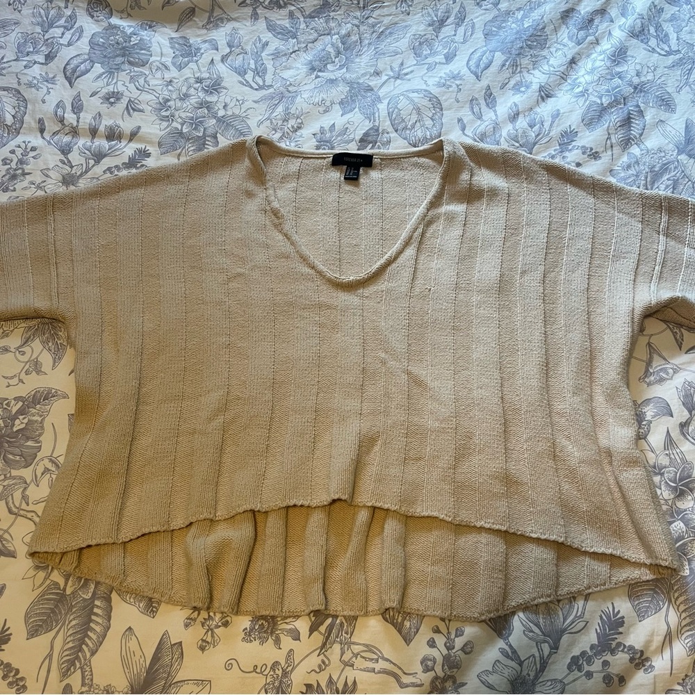 Cropped women’s sweater size 1X